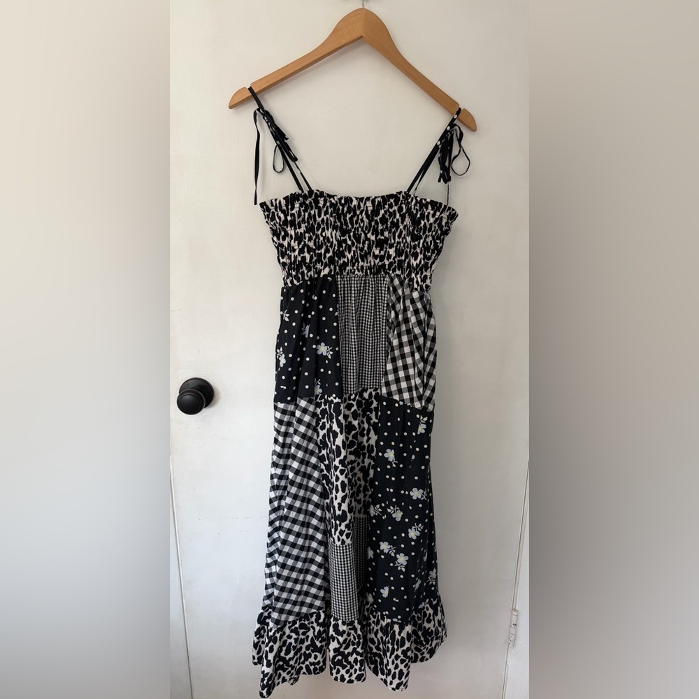 Sandy Liang x Target Patchwork Midi Dress - Picture 2 of 4